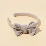 Baby Accessories For Newborn Toddler Kids Baby Girl Boy Headband  Solid Color Hairhoop Simple  Atmospheric Bow Hair Accessories - Image 16