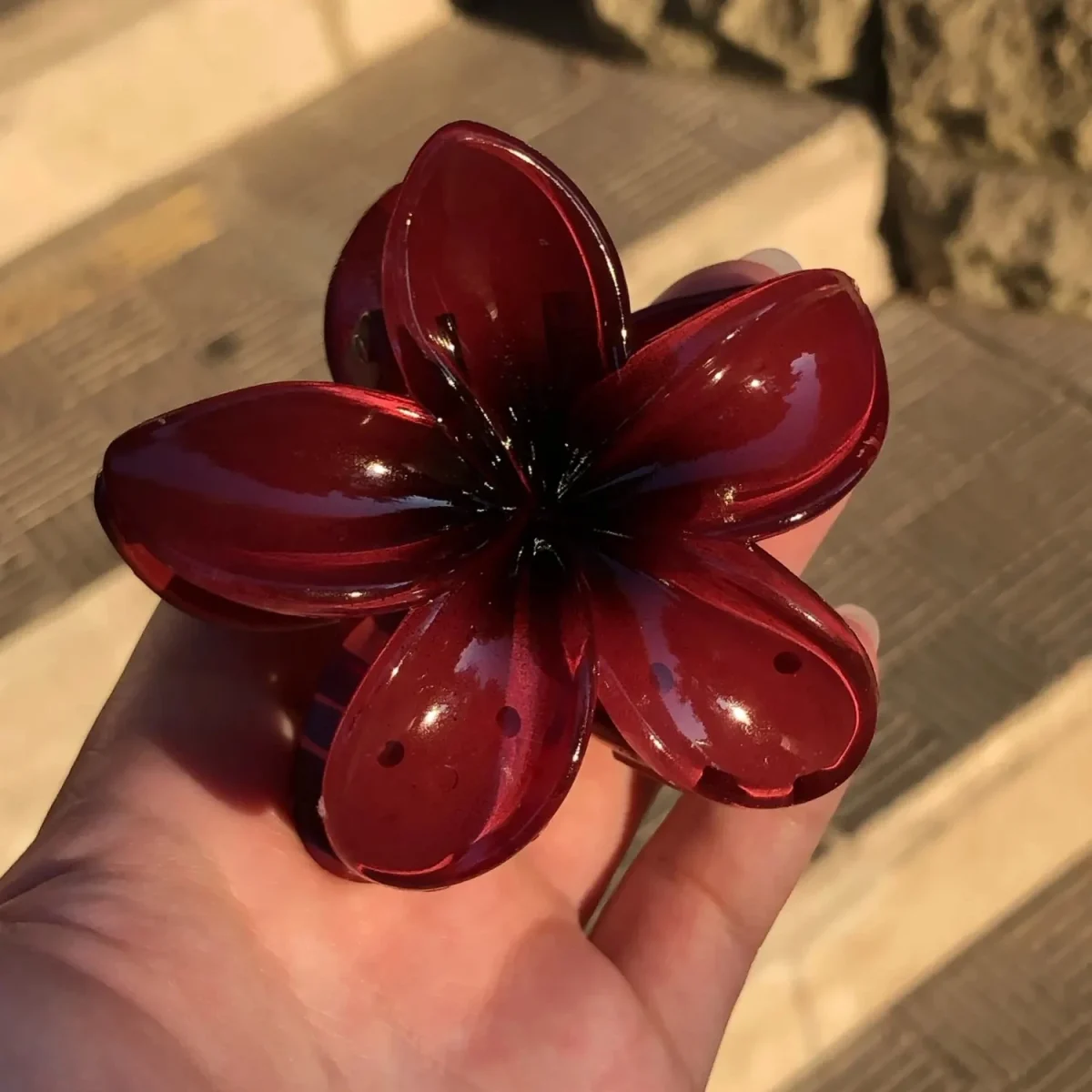Summer Flower Hair Clips For Women Sweet Hair Claw Ponytail Clips Hair Holder Fashion Barrette Girls Headwear Hair Accessories - Image 1