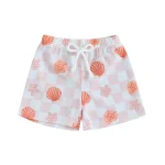 ma&baby 6M-4Y Infant Toddler Kid Baby Boy Swimsuit Animal Shell Coconut Tree Print Shorts Children Beachwear Bathing Suit - Image 11