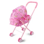 Trendy Plastic + Metal Dolls Pram Iron Support Frame Play Game Kids House Accessories Role Play Baby Stroller Little Girls Boys - Image 7
