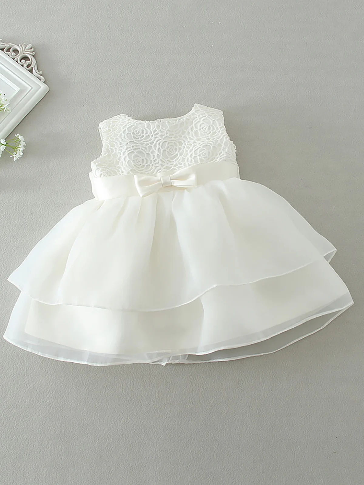 Clothes for Baby Girl 1 Year Baby Girl Christening Gift Dress Newborn Christening Dresses for Girls Christening White Clothes - Image 1