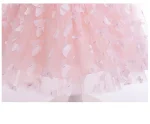 Baby Dresses Elegant Party Dresses For Girls Fashion Lace Sleeve Flower Girl Dress Embroidery Butterfly Children's Summer Dress - Image 6