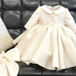 Baby Girl Dresses Big Bow 1 Years Infant Girl Birthday Dress Kids Wedding Party Princess Gown First Communion Baptism Vestido - Image 4