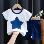 Kids Clothes Set Baby Boy/Girl T-Shirt + Shorts Summer Clothing Cotton Cartoon Casual Boys Tracksuit Children Baby Clothes Set - Image 7