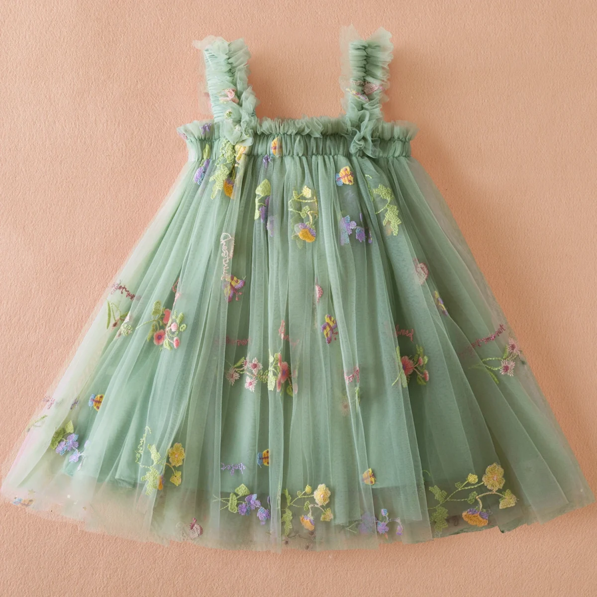 Baby Girl Clothes for Birthday Party 1-5Y Toddler Flower Elegant Luxury Dresses New 3D Butterfly Baby Dress Summer Sweet Outfits - Image 3