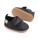 Baby Shoes For Newborn Baby Boy Girl Shoes Classic Leather Hrad Rubber Sole Anti-slip First Walkers Kids Infant Toddler - Image 6