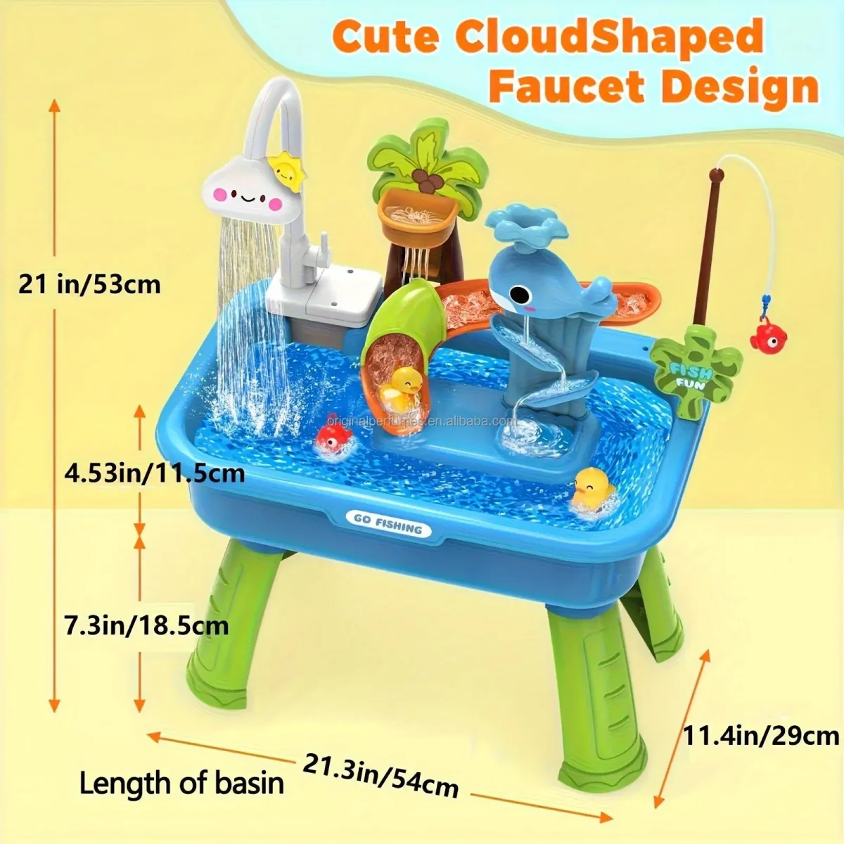 US Stock 3-7 Days Delivery Supports Dropshipping Playing with Toys and Paddling Tables-pink/blue Baby Kids Toys Hot Selling - Image 5