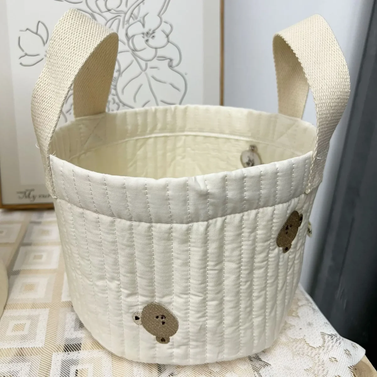 Transparent Bear Storage Bag Cotton Storage Organizers for Clothes Blanket Baby Toys Travel Breast Milk Storage - Image 9