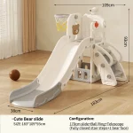 Feiqi Children's Playground Slide Indoor Baby Toys Multifunctional  Plastic Swing and Slide Set Slides for Kids - Image 13