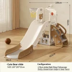 Feiqi Children's Playground Slide Indoor Baby Toys Multifunctional  Plastic Swing and Slide Set Slides for Kids - Image 14