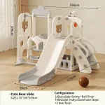 Feiqi Children's Playground Slide Indoor Baby Toys Multifunctional  Plastic Swing and Slide Set Slides for Kids - Image 19