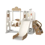 Feiqi Children's Playground Slide Indoor Baby Toys Multifunctional  Plastic Swing and Slide Set Slides for Kids - Image 6
