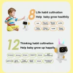 Rabbit Blue Tooth Speaker Education Baby Machine Song  Early Education Story Toy Robots Baby Toys ai  Songs ai toys for kids - Image 4