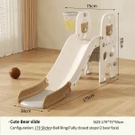Feiqi Children's Playground Slide Indoor Baby Toys Multifunctional  Plastic Swing and Slide Set Slides for Kids - Image 10