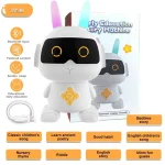 Rabbit Blue Tooth Speaker Education Baby Machine Song  Early Education Story Toy Robots Baby Toys ai  Songs ai toys for kids - Image 7