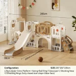Feiqi Children's Playground Slide Indoor Baby Toys Multifunctional  Plastic Swing and Slide Set Slides for Kids - Image 34