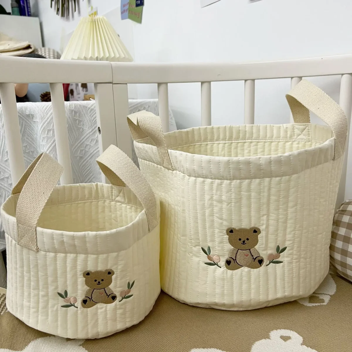 Transparent Bear Storage Bag Cotton Storage Organizers for Clothes Blanket Baby Toys Travel Breast Milk Storage - Image 3