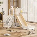 Feelkids Baby Toys Play House Playroom Children's Playground  Indoor Equipment Plastic Set Swing and Slides for Kids - Image 10