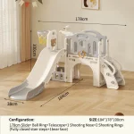 Feiqi Children's Playground Slide Indoor Baby Toys Multifunctional  Plastic Swing and Slide Set Slides for Kids - Image 25