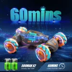 Gesture Sensing RC Stunt Car 4WD Hand Controlled RC ON-Off-Road Twist Control with Light & Music for Boys Girls Toys Age 6-8-12 - Image 6