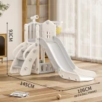Feelkids Baby Toys Play House Playroom Children's Playground  Indoor Equipment Plastic Set Swing and Slides for Kids - Image 7