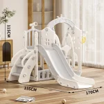Feelkids Baby Toys Play House Playroom Children's Playground  Indoor Equipment Plastic Set Swing and Slides for Kids - Image 8