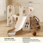Feiqi Children's Playground Slide Indoor Baby Toys Multifunctional  Plastic Swing and Slide Set Slides for Kids - Image 20