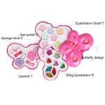 Girl Pretend Play Toy Set Beauty Makeup Cosmetic Bag Handbag Kids Party Toy Makeup Gift Set for 3 4 5 6 7 8 Years Old Girls - Image 6