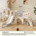 Feiqi Children's Playground Slide Indoor Baby Toys Multifunctional  Plastic Swing and Slide Set Slides for Kids - Image 31