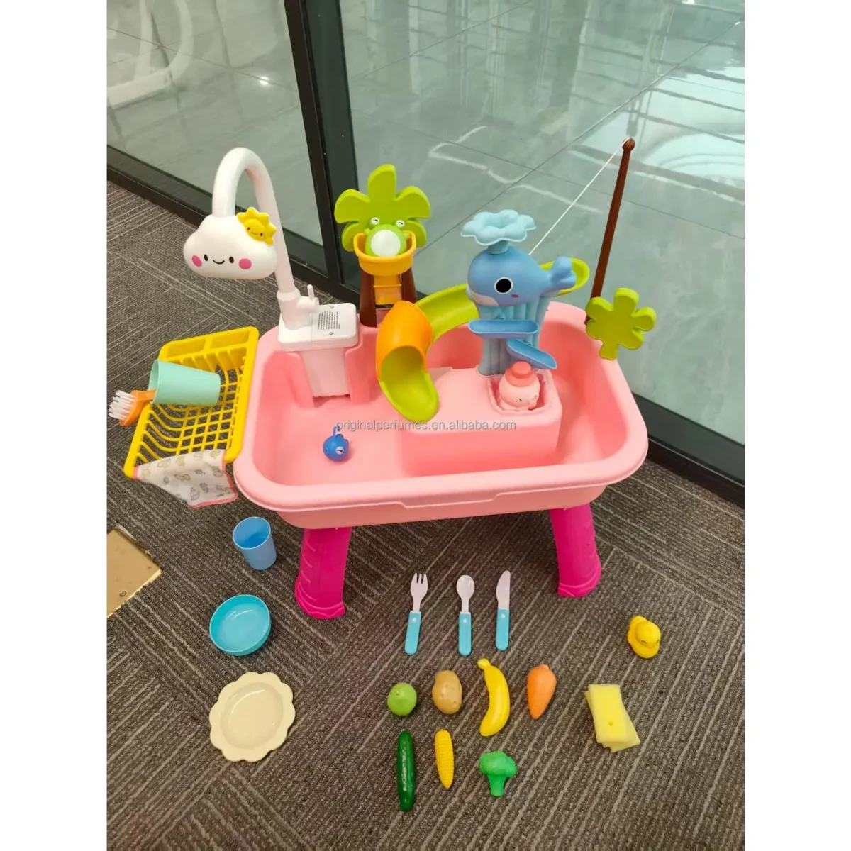 US Stock 3-7 Days Delivery Supports Dropshipping Playing with Toys and Paddling Tables-pink/blue Baby Kids Toys Hot Selling - Image 4