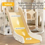 Feelkids Baby Toys Play House Playroom Children's Playground  Indoor Equipment Plastic Set Swing and Slides for Kids - Image 2