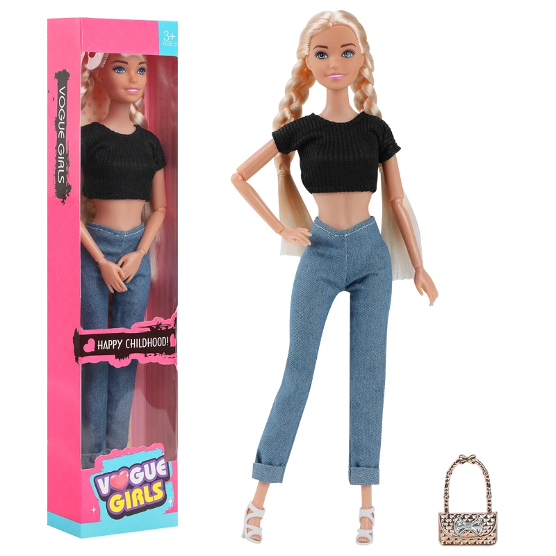 S0024ae03008a469c967c00940c3844e6J.webp 30cm Barbies Fashionable And Trendy Cross Dressing Girls Doll Toy  1/6 Barbis  Full Set With Clothes for Education Birthday Gift - Image 3