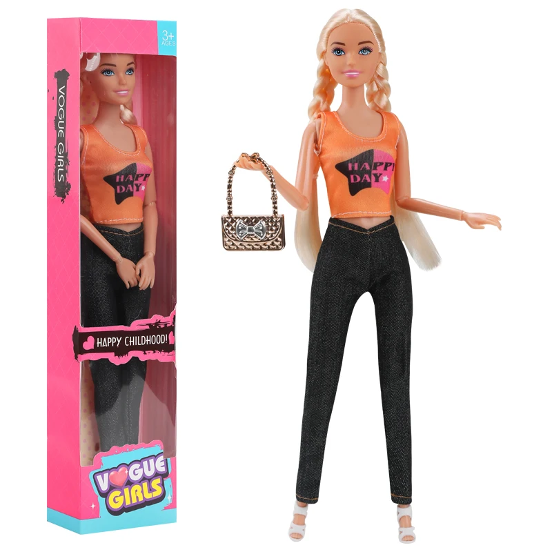 S0c2ad6a407b94e5e9b6529c00d49e236m.webp 30cm Barbies Fashionable And Trendy Cross Dressing Girls Doll Toy  1/6 Barbis  Full Set With Clothes for Education Birthday Gift - Image 18