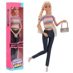 30cm Barbies Fashionable And Trendy Cross Dressing Girls Doll Toy  1/6 Barbis  Full Set With Clothes for Education Birthday Gift - Image 20