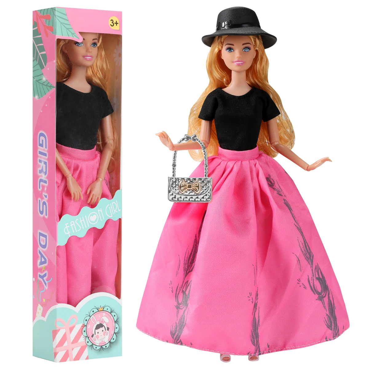 S33d2fb6f3ab84717a528d353c81a3a53w.webp 30cm Barbies Fashionable And Trendy Cross Dressing Girls Doll Toy  1/6 Barbis  Full Set With Clothes for Education Birthday Gift - Image 9