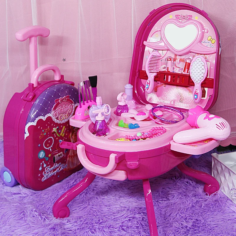 S3979d60d220c4de2adcf92341264e4ff8.webp Play House Set Children's Dressing Table Toys For Girls From 6 to 10 Years Makeup Set For Girl Children's Nove Toy Birthday Gift - Image 3