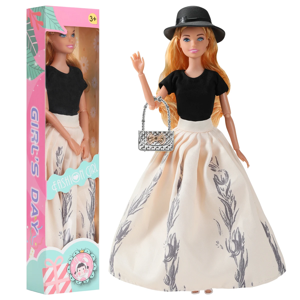 S5303bc0f8acf4497bb85132e8ce66579M.webp 30cm Barbies Fashionable And Trendy Cross Dressing Girls Doll Toy  1/6 Barbis  Full Set With Clothes for Education Birthday Gift - Image 15