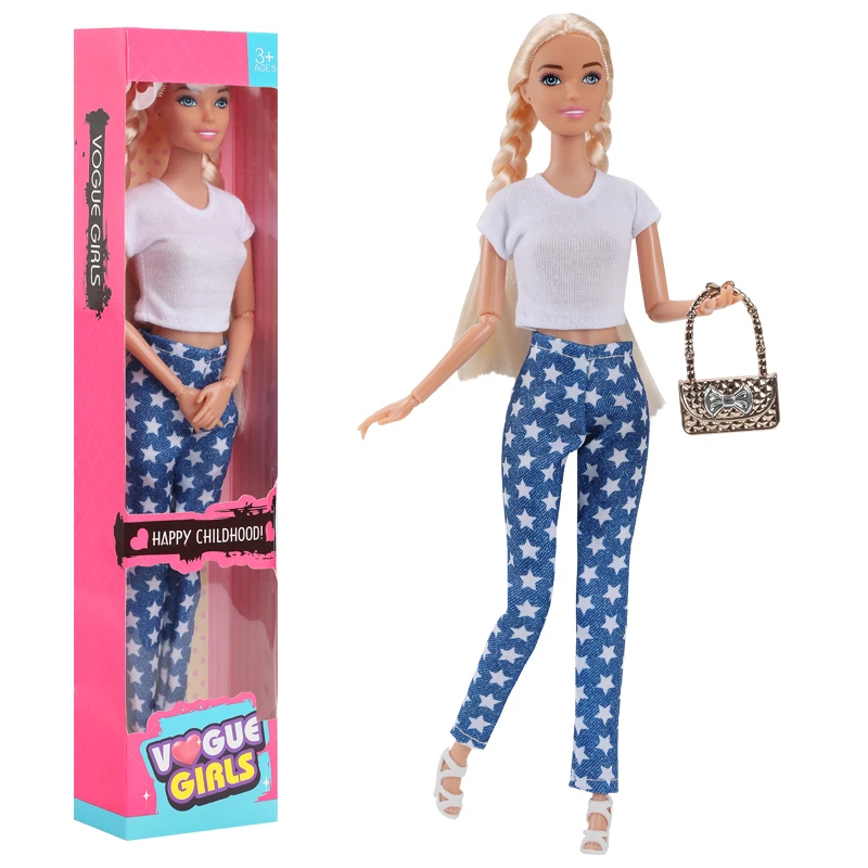 S6ca8e868e38341fb989d433fc73fee9bC.webp 30cm Barbies Fashionable And Trendy Cross Dressing Girls Doll Toy  1/6 Barbis  Full Set With Clothes for Education Birthday Gift - Image 19