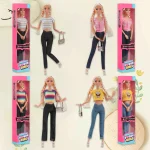 30cm Barbies Fashionable And Trendy Cross Dressing Girls Doll Toy  1/6 Barbis  Full Set With Clothes for Education Birthday Gift - Image 2