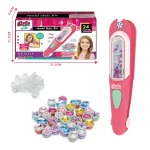 Girls Toys Hair Styling Tool with Reusable Shining Diamonds Pretend Play Toy Gift Hair Gem Stamper Kit Blingling Hair Jewels - Image 7