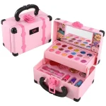 Children Makeup Cosmetics Playing Box Princess Makeup Girl Toy Play Set Lipstick Eye Shadow Safety Nontoxic Kids Toys for Girls - Image 2