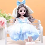 30cm New 1/6 Girl Princess Doll Set 23 Joints Movable 30cm Bjd Doll with Clothes Princess Dress Dolls Girls Birthday Gift Toys - Image 10